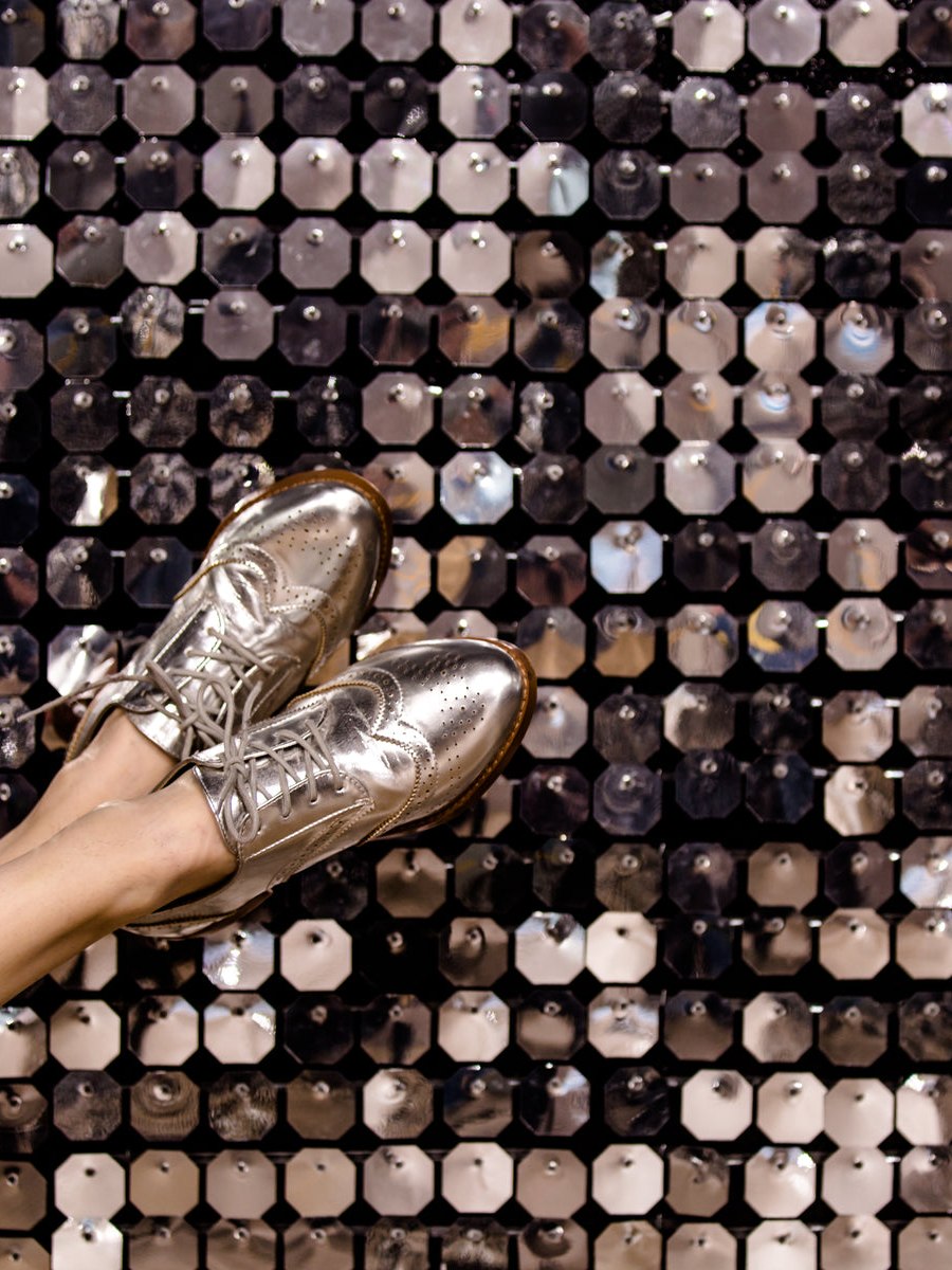 Metallic Wingtip Derby
