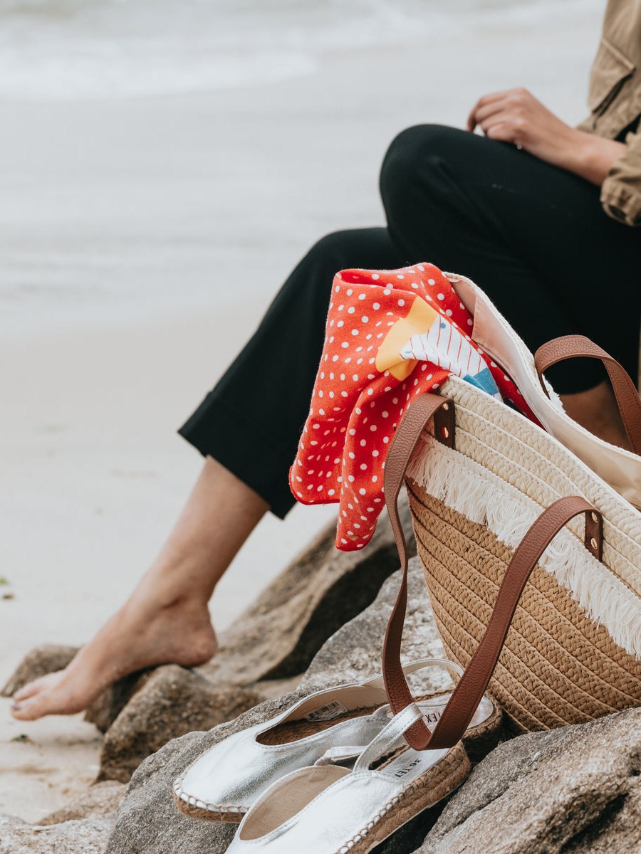 Wicker Beach Tote