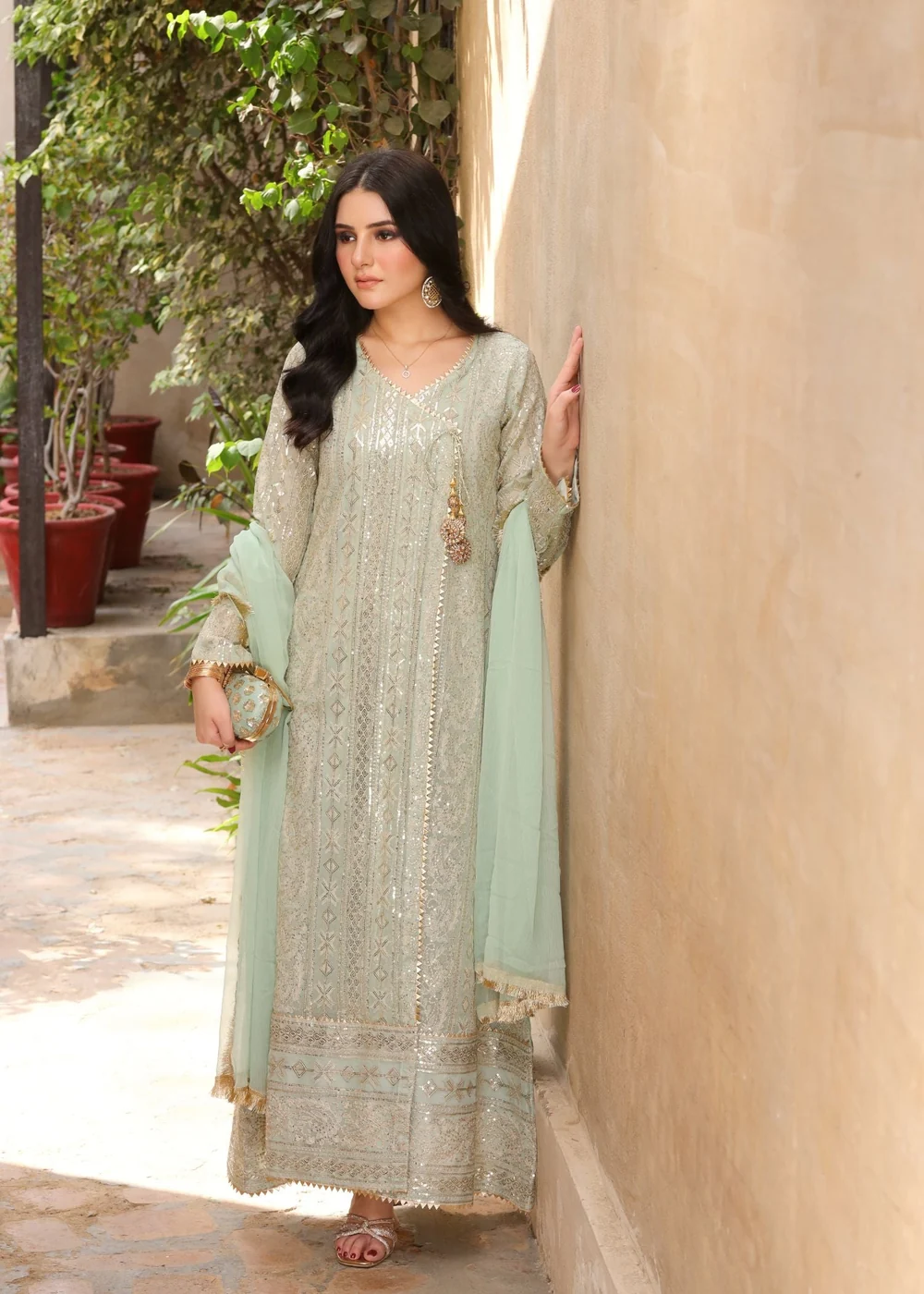 Angrakha-122-DIVINE-MINT GREEN